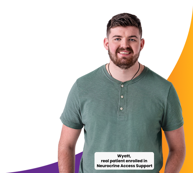 Wyatt, real patient enrolled in Neurocrine Access Support